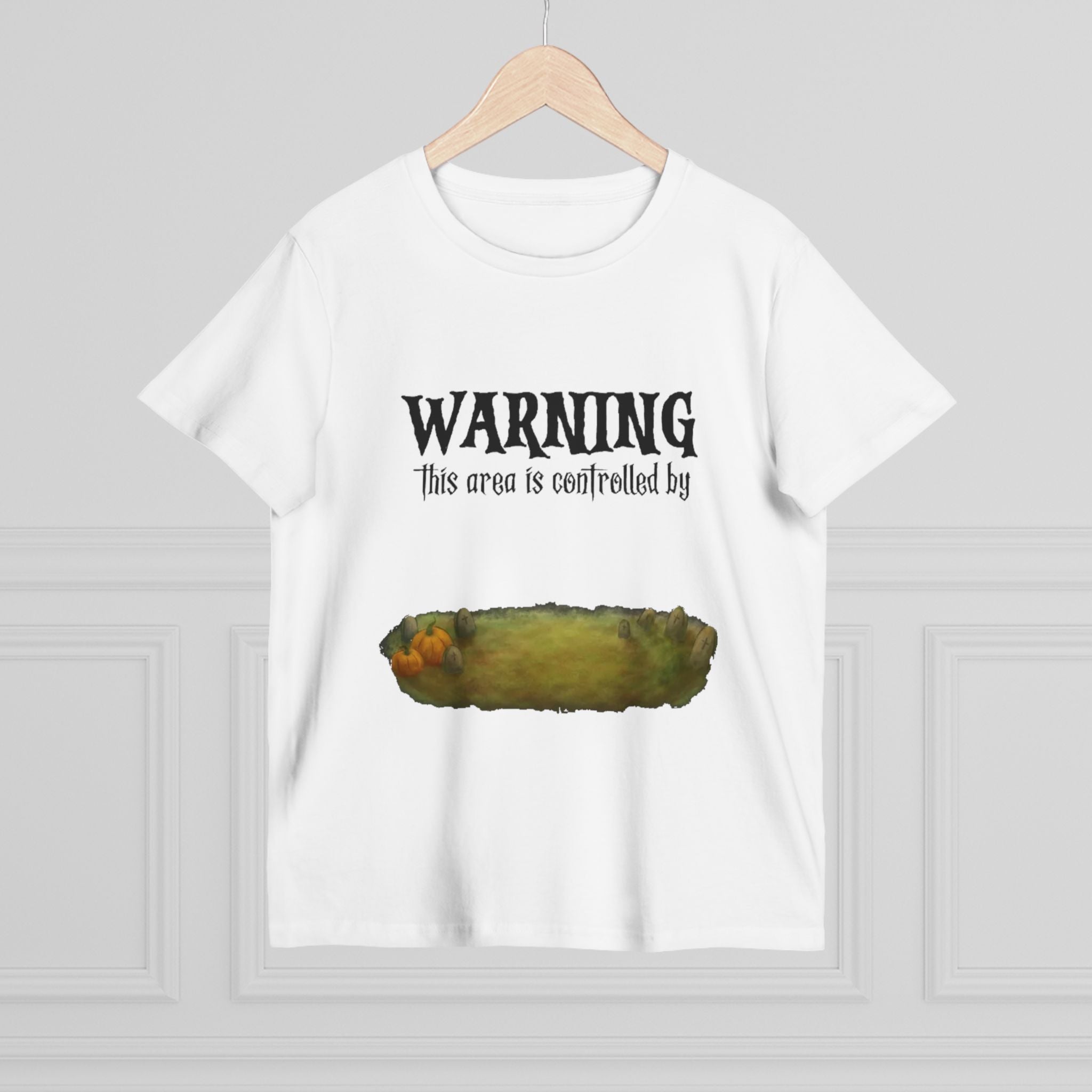 Warning this area is Controlled by |  Women Maple Tee Two